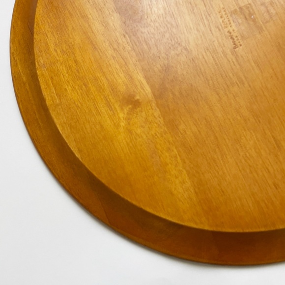 Banana Republic Teak Wood Finish Plate Charger - Picture 11 of 12
